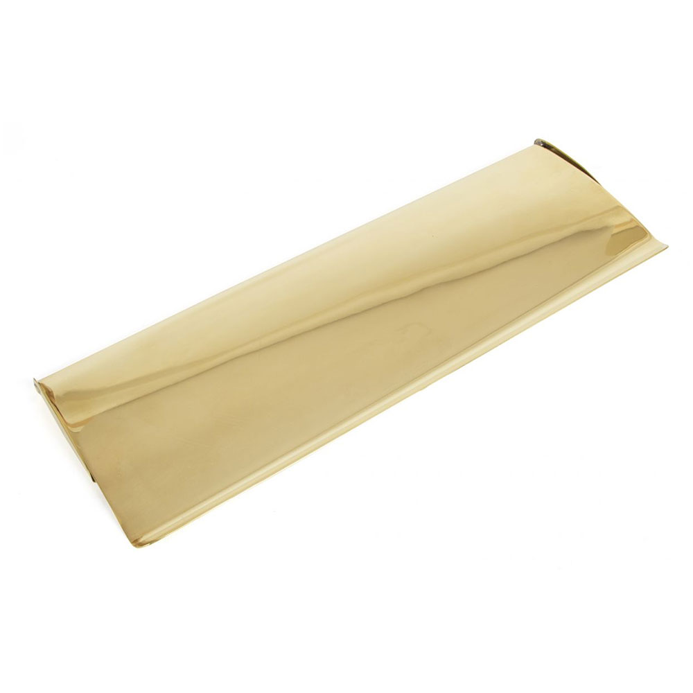 From the Anvil Large Letter Plate Cover - Polished Brass